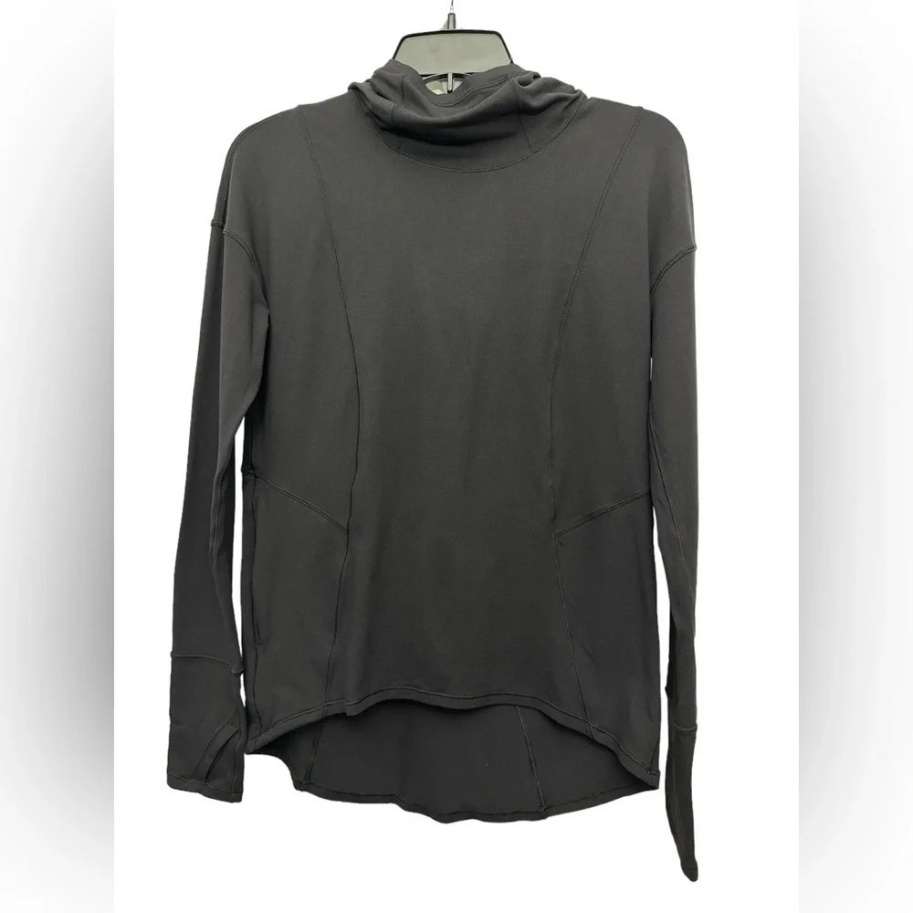 Lululemon Ready To Rulu Hoodie Size XS Black Stretch Travel Thumbholes Pocket